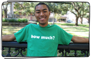 How Much? T-Shirt Pose 2
